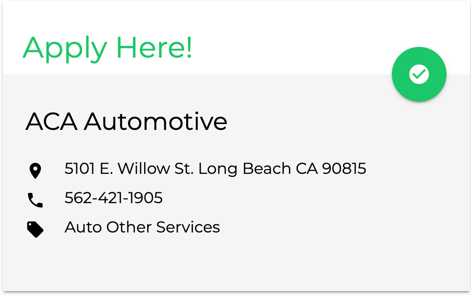 apply for financing button